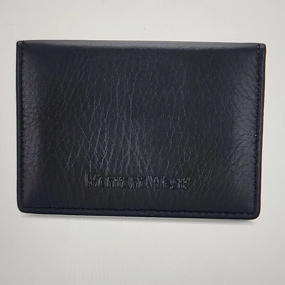 Leather Bi-fold Card Wallet. Montana west